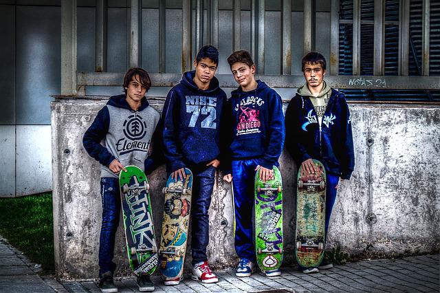 mládežnický skateboardový tým